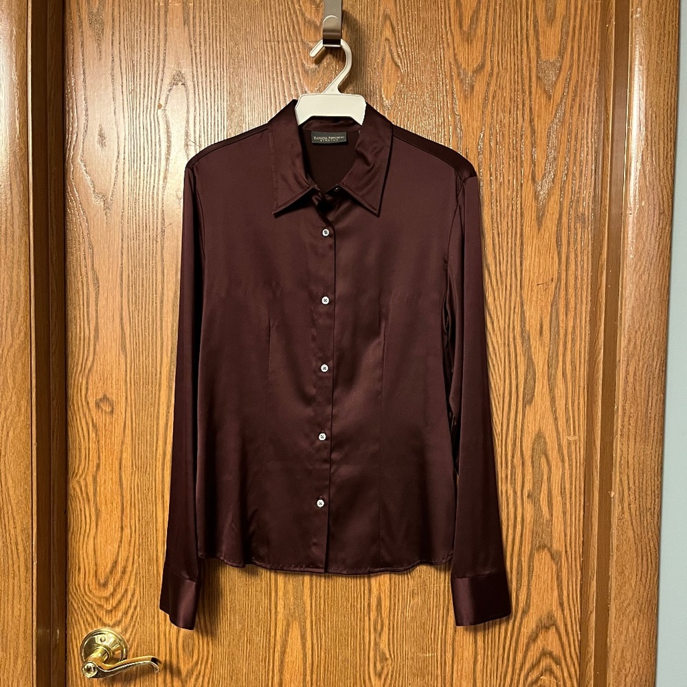 Banana Republic Silk/Spandex Shirt